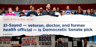Abdul El-Sayed dubbed ‘veteran’ by Soros-linked propaganda newspaper distributed in Michigan