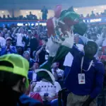Crowd erupts as Vance smacks down protester waving Mexican flag: ‘Get your a– over there’